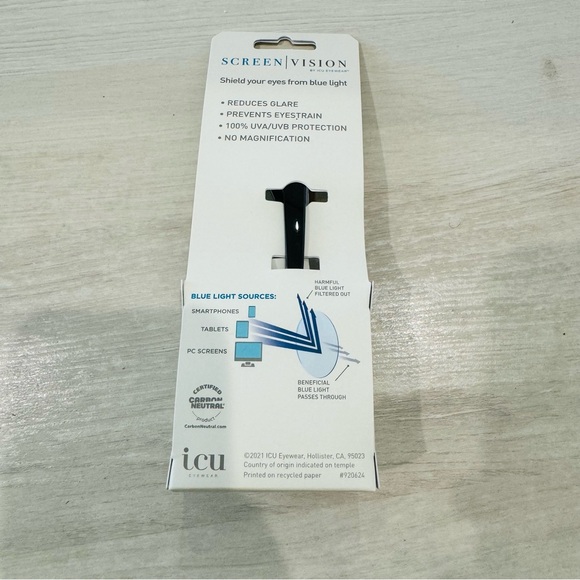 ICU Eyewear Screen Vision Blue Light Filtering Glasses,
Large Oval - Picture 15 of 15